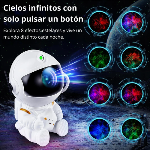 Proyector de Galaxia Astronauta LED
