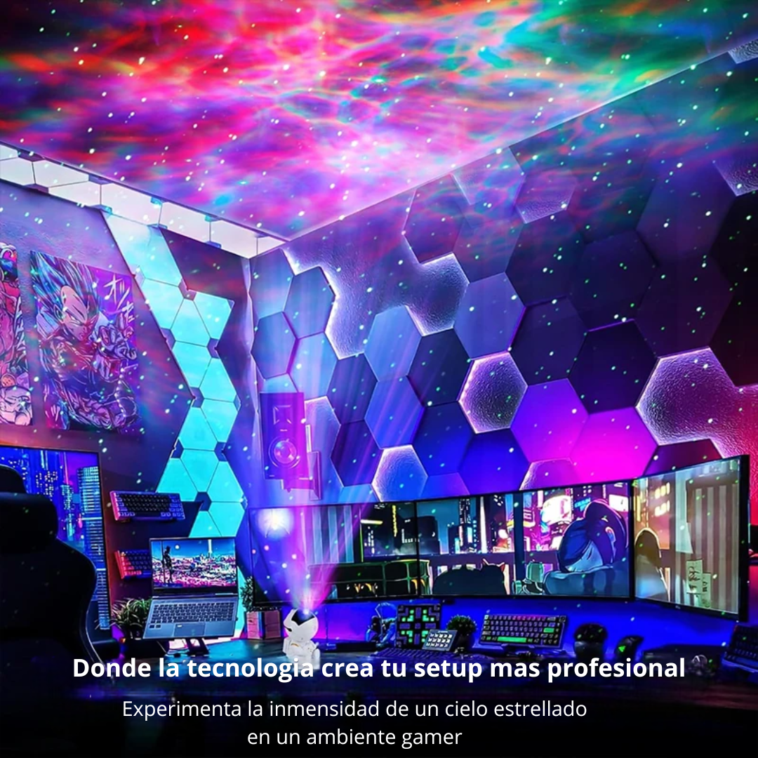 Proyector de Galaxia Astronauta LED
